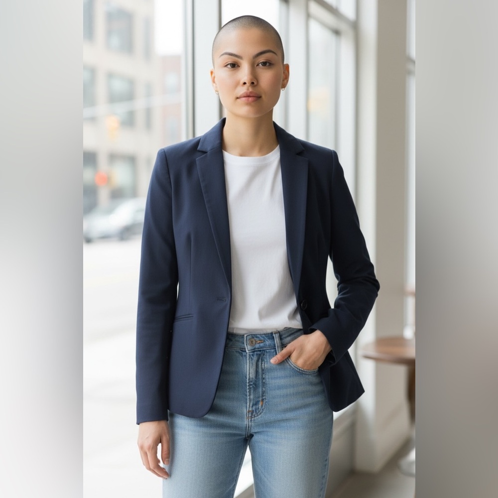 H&M Dark Blue Women's Blazer